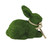 11" Green Moss Sitting Bunny Rabbit Spring Easter Figure - IMAGE 1