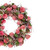 12" Pink Floral, Berry and Twig Artificial Spring Wreath - IMAGE 3