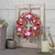 Roses and Wooden Flowers Artificial Spring Wreath - 12" - Unlit - Pink - IMAGE 2