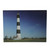 LED Lighted Black and White Striped Lighthouse with Ombre Blue Sky Canvas Wall Art 15.75" x 11.75" - IMAGE 1