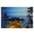 LED Lighted Flickering Tropical Island Paradise Canvas Wall Art - 23.5" x 15.75" - IMAGE 1