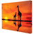 LED Back Lit Sunset Safari Giraffe and Baby Canvas Wall Art - 11.75" x 15.75” - IMAGE 6