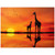 LED Back Lit Sunset Safari Giraffe and Baby Canvas Wall Art - 11.75" x 15.75” - IMAGE 2