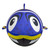 Inflatable Fish Beach Ball - 27" - Blue and Yellow - IMAGE 6
