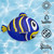 Swim Central 27" Inflatable Fish Shaped Swimming Pool Ball - Blue/Yellow