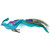 Sequins Peacock Bird Clip-On Christmas Ornament - 8" - Blue Green and Purple - IMAGE 2
