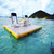 10-FT Inflatable White and Yellow Private Solstice Drop Stitch Lake Dock - IMAGE 4