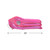 Inflatable Transparent Surf Rider Pool Float - 30" - Pink - IMAGE 5