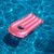 Inflatable Transparent Surf Rider Pool Float - 30" - Pink - IMAGE 6