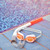 Recreational St. Lucia Goggles Swimming Pool Googles - 6.25" - Orange - IMAGE 2