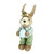 10" Spring Sisal Easter Standing Bunny Rabbit Figure with Robin's Egg - IMAGE 2