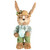 Spring Standing Easter Bunny Sisal Figure with Robin's Egg Decoration - 10" - IMAGE 2