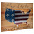 Patriotic “Proud to be an American” Wooden USA Map Wall Art - 15.75” x 12” - IMAGE 4