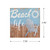 Beach Life Chair in the Sun Coastal Wall Sign - 7.75" x 7.75" - Blue and White - IMAGE 5