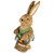 10.5" Sisal Easter Bunny Rabbit Spring Figure with Carrot Basket - IMAGE 3