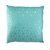 17" Ocean Blue Contemporary Geometric Square Throw Pillow - IMAGE 1