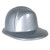 Club Pack of 48 Silver Costume Construction Helmet - One Size - IMAGE 1