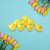 Set of 8 Chick Easter Egg Decorations 2.5" - IMAGE 2