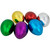 6ct Multicolor Metallic Easter Egg Decorations 3.5" - IMAGE 3