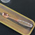 9.5" Clear and Rose Gold Stainless Steel Mixing Cocktail Bar Spoon - IMAGE 2