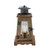 10" Brown and Black LED Lighted Trapezoid Hanging Indoor Lantern - IMAGE 1