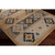 8.75' x 12.75' Geometric Brown and Black Rectangular Area Throw Rug