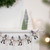 43.25" Gray Santa Claus Chain Christmas Garland - IMAGE 1