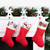 19" Traditional Red and White Cuff Christmas Stocking with Santa, Snowman - IMAGE 2