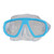 6.75" Sea Blue and Clear Newport Recreational Swim Mask for Kids - IMAGE 1