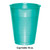 Club Pack of 240 Teal Blue Disposable Drinking Party Tumbler Cups 16 oz. - IMAGE 2