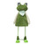 12" Green Frog with Scarf Standing Easter Spring Decoration - IMAGE 1