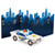 Pack of 6 Seafoam blue and Yellow 3D Police Car Centerpieces 13" - IMAGE 1