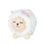 4" Snowy White and Pink Baby Lamb Easter Spring Tabletop Decor - IMAGE 1