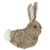 6" Tawny Brown and Pink Plush Floral Easter Rabbit Figurine - IMAGE 2