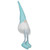 16" Aqua and White Sitting Spring Gnome Figure - IMAGE 4