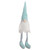 16" Aqua and White Sitting Spring Gnome Figure - IMAGE 1