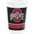 Club Pack of 96 Red and Black "OHIO STATE" University Disposable Cups 20 oz. - IMAGE 1