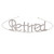 Pack of 6 Silver 'Retired' Royal Gemstone Hat Headband Costume Accessory - One Size - IMAGE 1