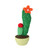 12" Green Potted Mixed Artificial Plush Cactus Plant - IMAGE 1
