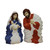 26.5" Red and Blue Outdoor Holy Family Lighted Christmas Nativity Set - IMAGE 1