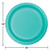 Club Pack of 240 Teal Lagoon Disposable Banquet Plates 10" - IMAGE 2