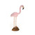 Handcrafted Flamingo Stuffed Plush Animal with Stand - 31.5" - Pink - IMAGE 2