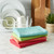 Set of 4 Vibrantly Colored Barmop Bright Rectangular Dish Towels 16" x 19" - IMAGE 2