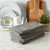 Solid Microfiber Kitchen Dish Towels - 24" - Stone Gray - Set of 6 - IMAGE 4