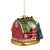 3.5” Red and Green Dairy Barn with Christmas Lights Glass Ornament - IMAGE 3
