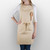 32' x 28' Beige Colored Adjustable Chefs Apron with Pockets - IMAGE 2
