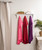 55.5" Purple Solid Women Adult Shower Wrap Towel - IMAGE 4