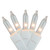 Mini Twinkling Icicle Christmas Light Set - Clear Lights - 7.8ft White Wire - 100ct - IMAGE 1