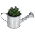 Tropical Artificial Rose Succulent in Water Can - 6" - IMAGE 3