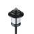 19" Black and White LED Round Lantern Style Solar Powered Lighted Pathway Marker - IMAGE 2